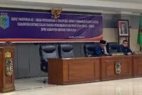 Dewan Perwakilan Rakyat Daerah (DPRD) Kabupaten Sintang, Kalimantan Barat menggelar Rapat Paripurna Ke-2 Masa Persidangan III Tahun 2024 untuk mengumumkan Pimpinan DPRD Kabupaten Sintang Masa Jabatan 2024 – 2029, Kamis, 3 Oktober 2024. Rapat paripurna dipimpin oleh Ketua DPRD Kabupaten Sintang Sementara, Indra Subekti, didampingi oleh Wakil Ketua, Yohanes Rumpak.