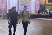 Anggota Dewan Perwakilan Rakyat Daerah (DPRD) Kabupaten Sintang, Kalimantan Barat, Anastasia turut menghadiri pembukaan Pesparani Katolik I Tingkat Kabupaten Sintang di Indoor Apang Semangai pada Senin, 14 Oktober 2024.